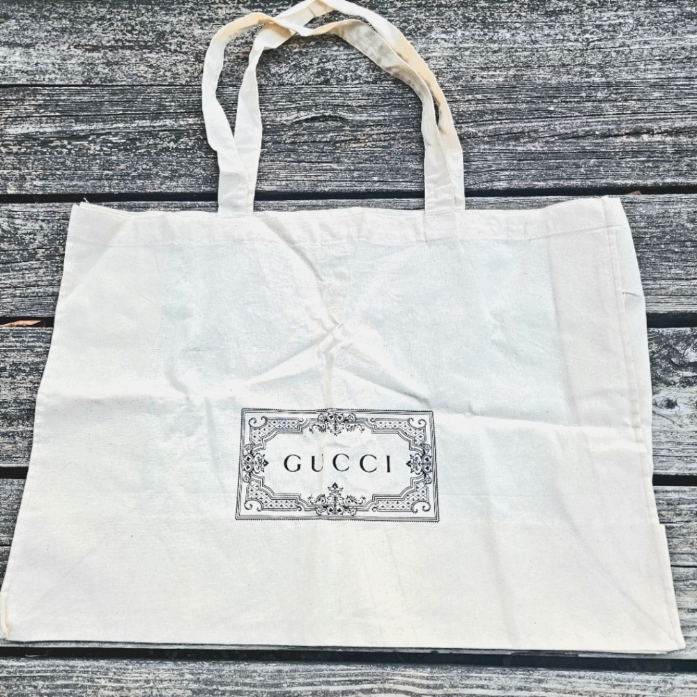 Gucci large canvas shopping tote - never used